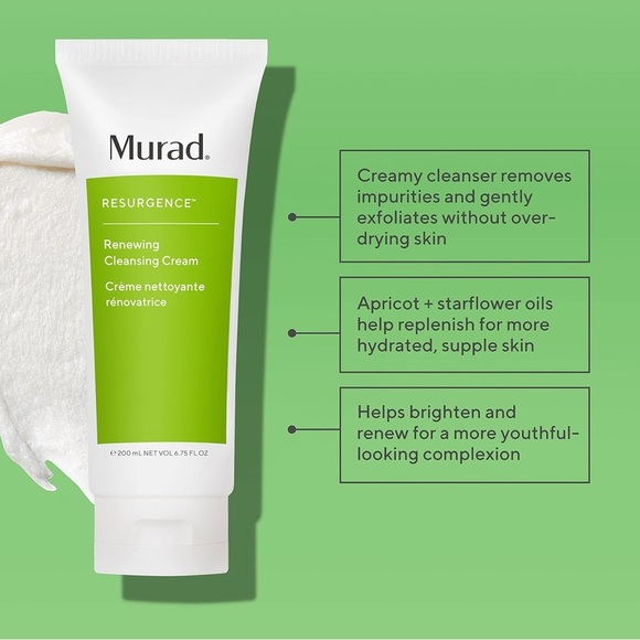 BNIB Murad Resurgence Overnight Renewal Set – Full-Size Serum & Jumbo Cleanser - Picture 15 of 16